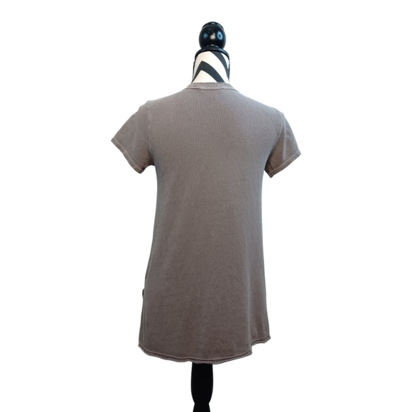 Wilt Boho Minimalist Asymmetrical Distressed 100% Cotton Tunic Top - Picture 2 of 14